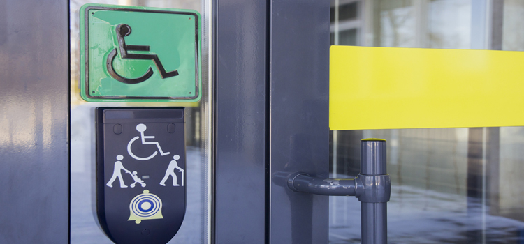 automatic handicap door opener in West Lealman